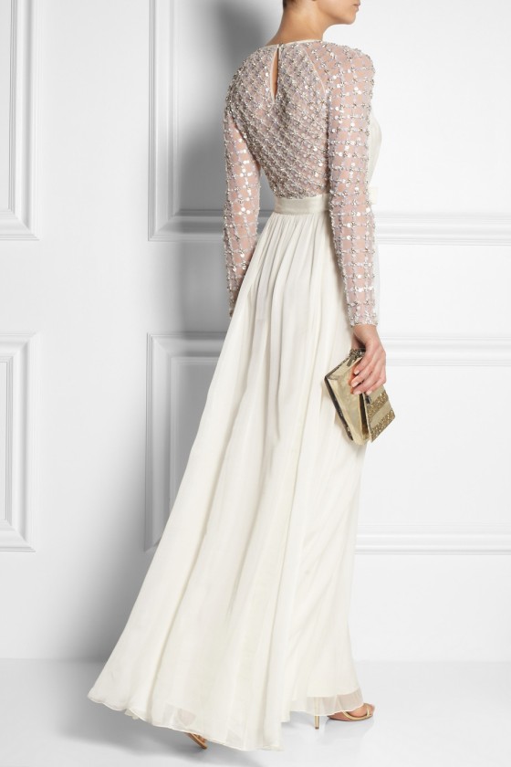 33. TEMPERLEY LONDON Angeli embellished silk-chiffon and tulle gown £2,244.38